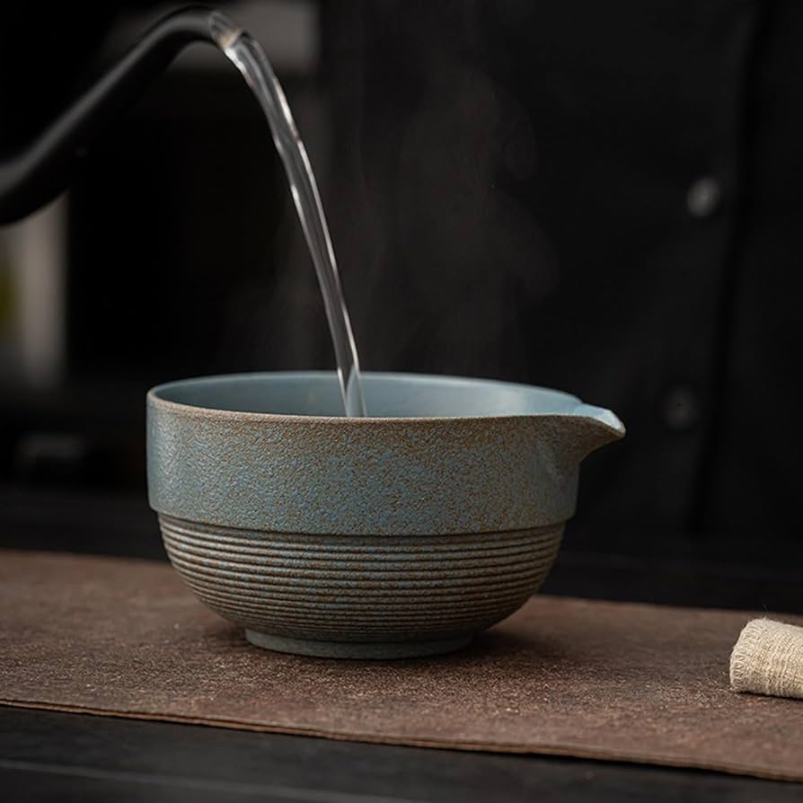 茶碗等4点 Amazon | 抹茶碗 窯変抹茶茶碗4点セット[直径約13.8×高さ7cm